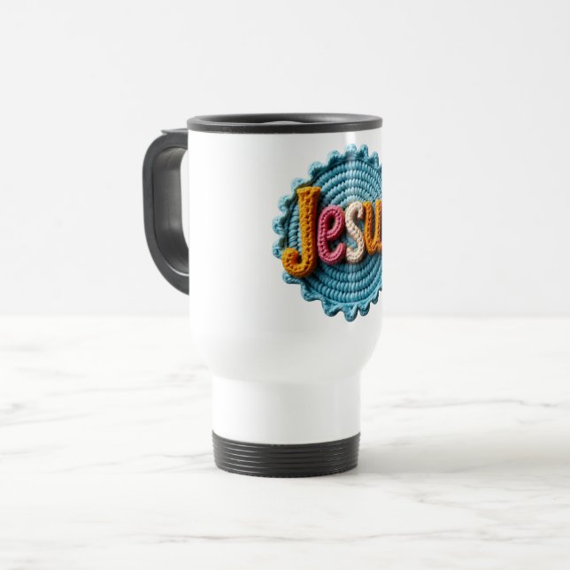 Caneca Térmica Tasse de Voyage Jésus 01 (Frente Esquerda)