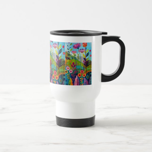 Caneca Térmica Tasse Inspirante pour Travail et Voyage" (Direita)