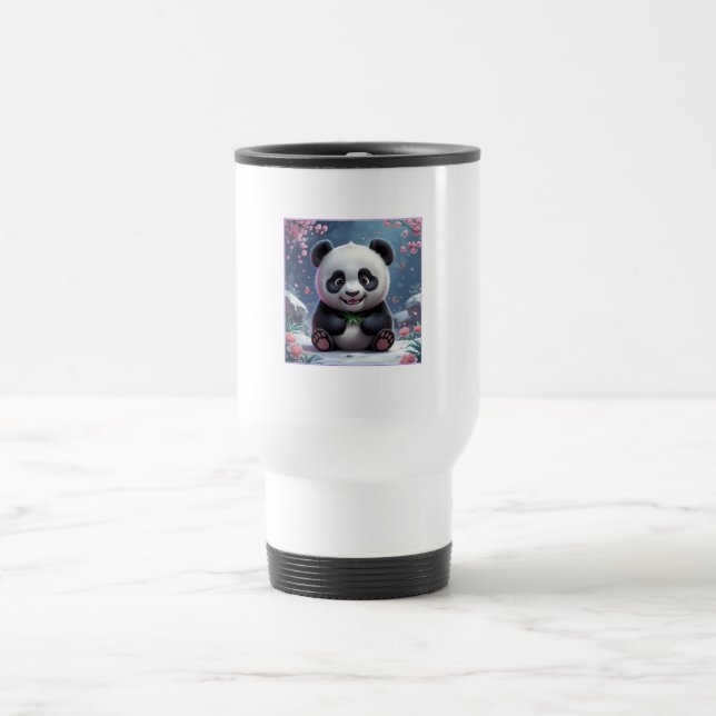 Caneca Térmica Tasse Panda Kawaii - Douceur à emporter  (Centro)