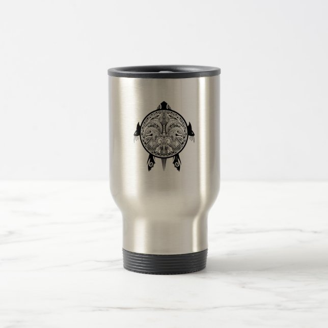 Caneca Térmica Tattoo Tribal Turtle (Centro)