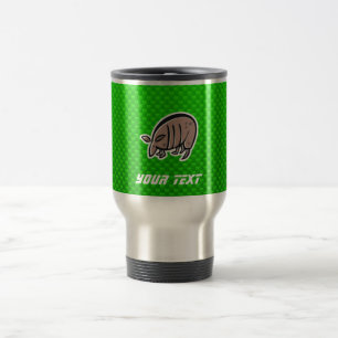 Caneca Térmica Tatu bonito; Verde