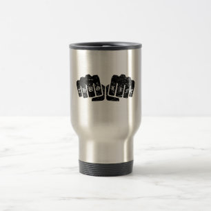 Caneca Térmica Tatuagem da junta da vida do vândalo (afligido)