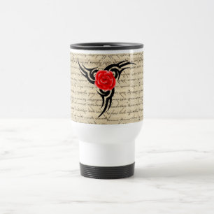 Caneca Térmica Tatuagem rosa