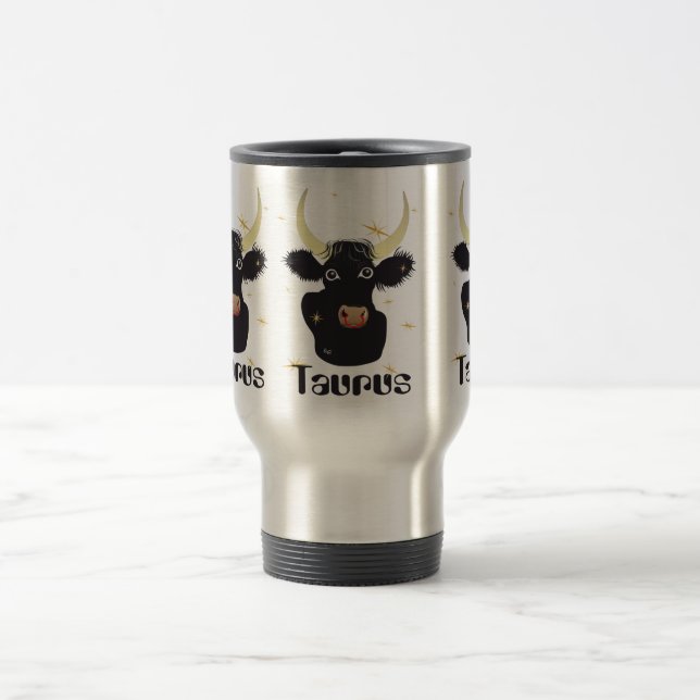 Caneca Térmica Taurus abril 21 to May 20 Mug (Centro)