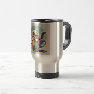 Caneca Térmica Taza de gatito tierno