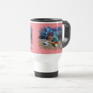 Caneca Térmica Taza De Viaje Bodegón a espátula