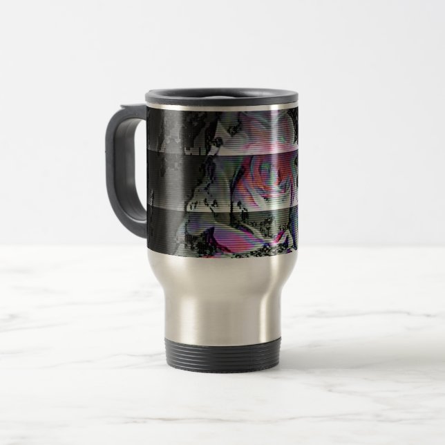 Caneca Térmica Techno Bouquet    (Frente Esquerda)