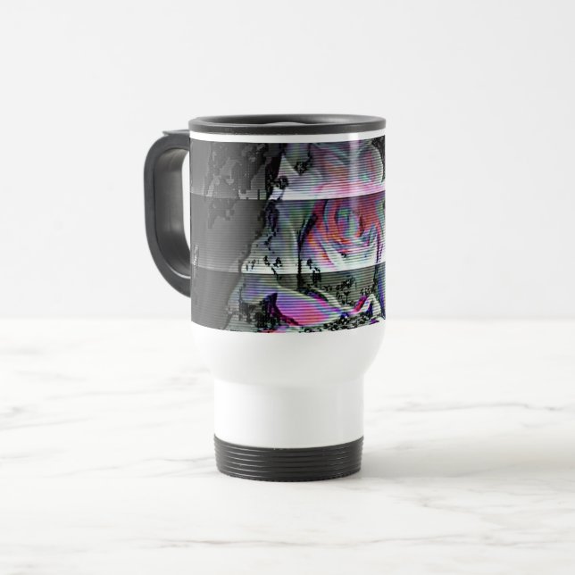Caneca Térmica Techno Bouquet    (Frente Esquerda)