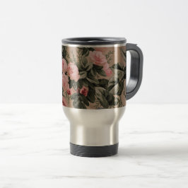 Caneca Térmica Tecido Floral Tradicional Foto