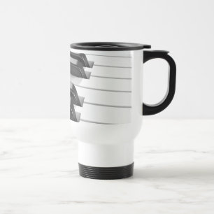 Caneca Térmica Teclado de piano