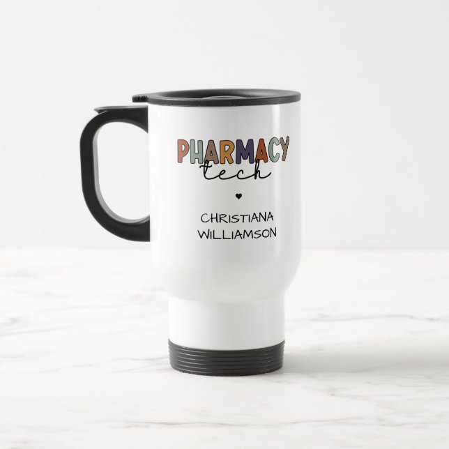 Caneca Térmica Técnico de Farmácia Técnica da Farmacovigilância P (Esquerda)