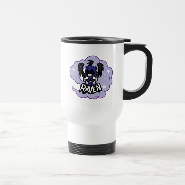 Caneca Térmica Teen Titans Go! | Ataque a Raven (Direita)