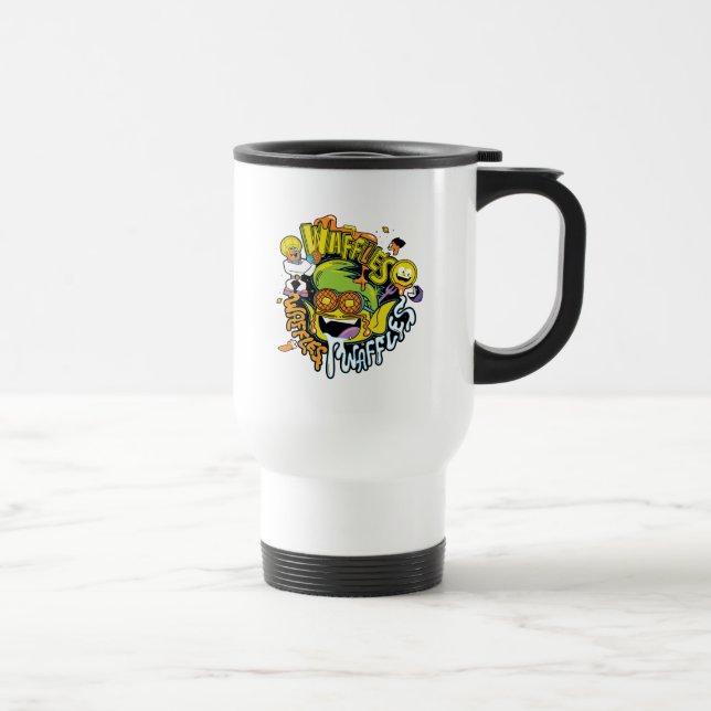Caneca Térmica Teen Titans Go! | Beast Boy Waffles (Direita)