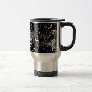 Caneca Térmica Teia Dourada