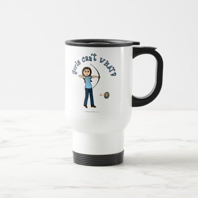 Caneca Térmica Tela leve em azul (Direita)