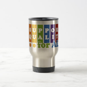 Caneca Térmica Telas de direitos iguais - escolha o estilo