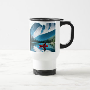 Caneca Térmica Tema Casal em Caiaque