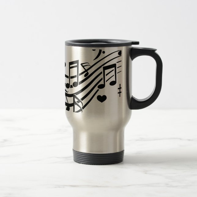Caneca Térmica Tema da música (Direita)