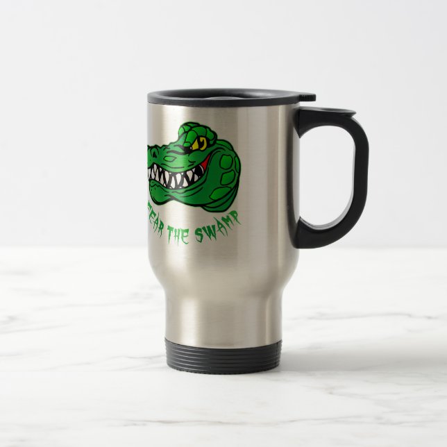 Caneca Térmica Tema o jacaré do pântano (Direita)