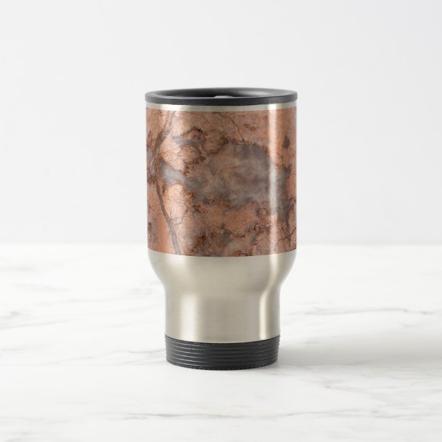 Caneca Térmica Tendência Legal Textura de Pedra Marble (Centro)