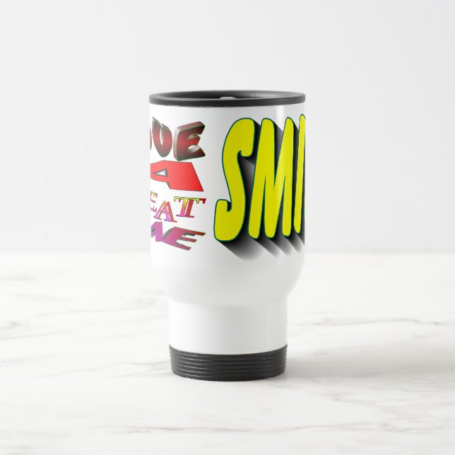 Caneca Térmica Tenha um ótimo dia, sorria (Centro)