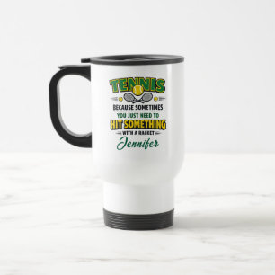 Caneca Térmica Tenis Personalizado Amor Feliz Dia do Tênis