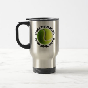Caneca Térmica Tênis Personalizado de Tamanho Médio com Texto Cus
