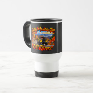 Caneca Térmica Terapia de Trilha de Outono da Montanha Amarela Fu