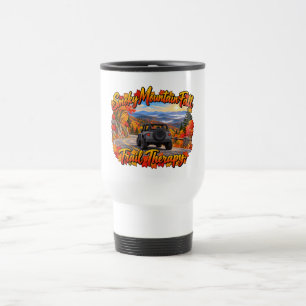 Caneca Térmica Terapia de Trilha de Outono das Montanhas Sombrias