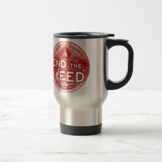 Caneca Térmica TERMINE ALIMENTADO - ocupe/agora/banksters/anónimo