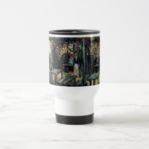 Caneca Térmica Terraço de um Café em Montmartre La Guinguette