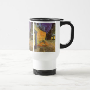 Caneca Térmica Terraço do café na noite por Vincent van Gogh