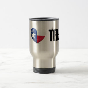 Caneca Térmica Texas Flag Cutout