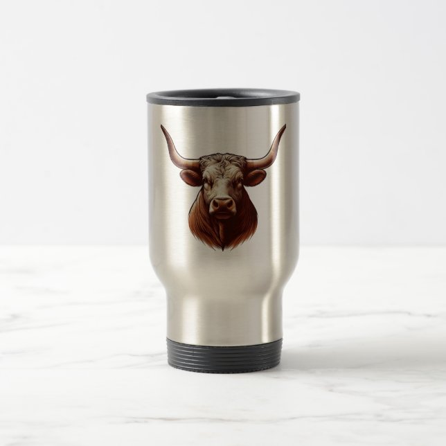 Caneca Térmica Texas Longhorn (Centro)