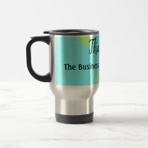 Caneca Térmica texto simples de agradecimento adicionar detalhes