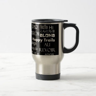 Caneca Térmica Textos do viagem