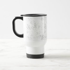 Caneca Térmica Textura Acadêmica Minimalista Disturbada