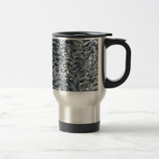 Caneca Térmica Textura de árvore de abertura de neve