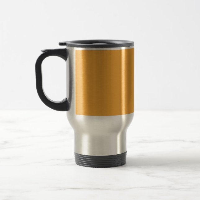 Caneca Térmica Textura de Fundo Laranja Suave para Web e Impressã (Esquerda)