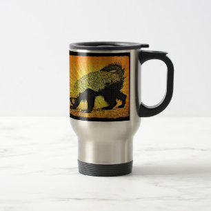 Caneca Térmica Texugo de mel do Sunburst