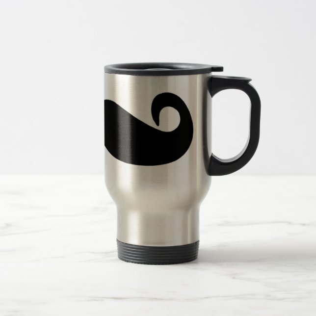 Caneca Térmica Thermal Moustache Mug (Direita)