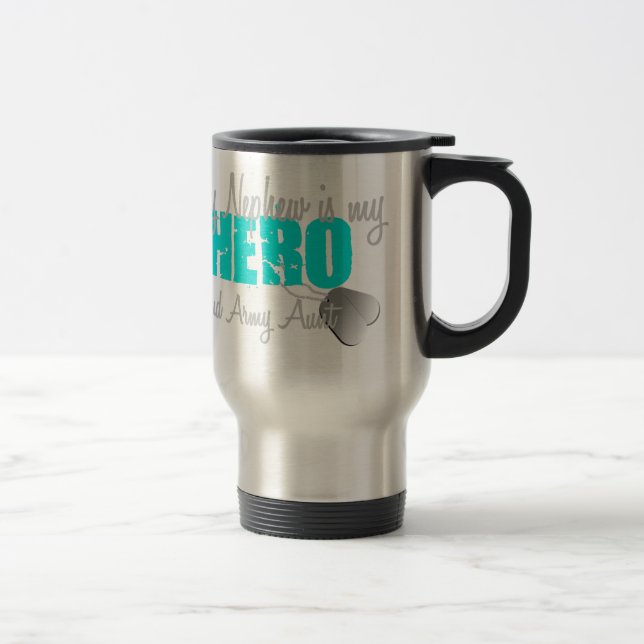 Caneca Térmica Tia Sobrinho Herói do exército (Direita)