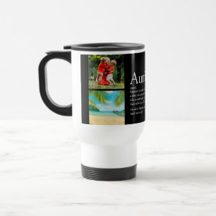 Caneca Térmica Tia Tinha Definição Colagem de Fotos Moderna