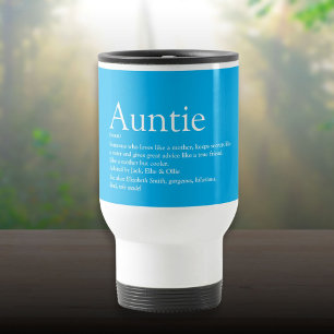 Caneca Térmica Tia Tinha Definição Moderna Azul Azul
