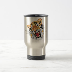 Caneca Térmica Tigre feroz da rosnadura