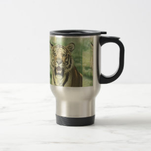Caneca Térmica tigre metálico