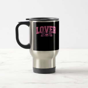 Caneca Térmica Tipo de letra com mãos esqueléticas clássicas