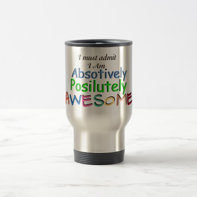 Caneca Térmica Tipografia Incrível (Centro)