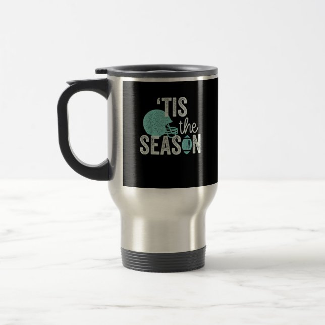 Caneca Térmica Tis The Season Football Family I Heart Football Se (Esquerda)