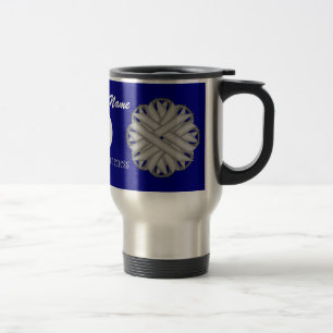 Caneca Térmica Tmpl da Fita cinza/Cinza por Kenneth Yoncich